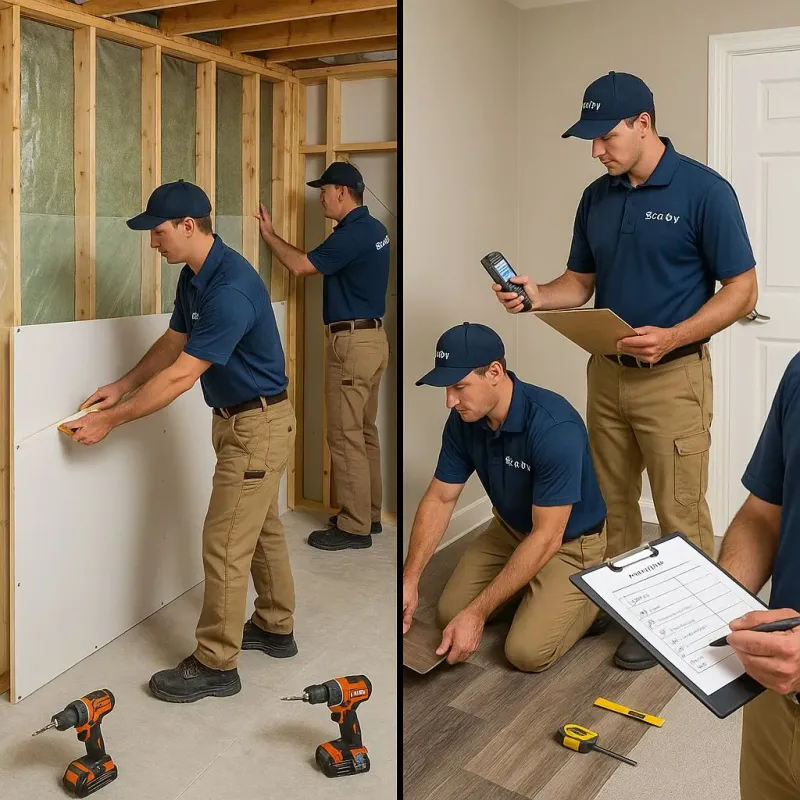 Repairs and Reconstruction process in Eddyville, KY